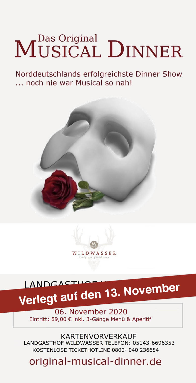 MusicalDinner Musical Dinner Celle Hannover Wolthausen